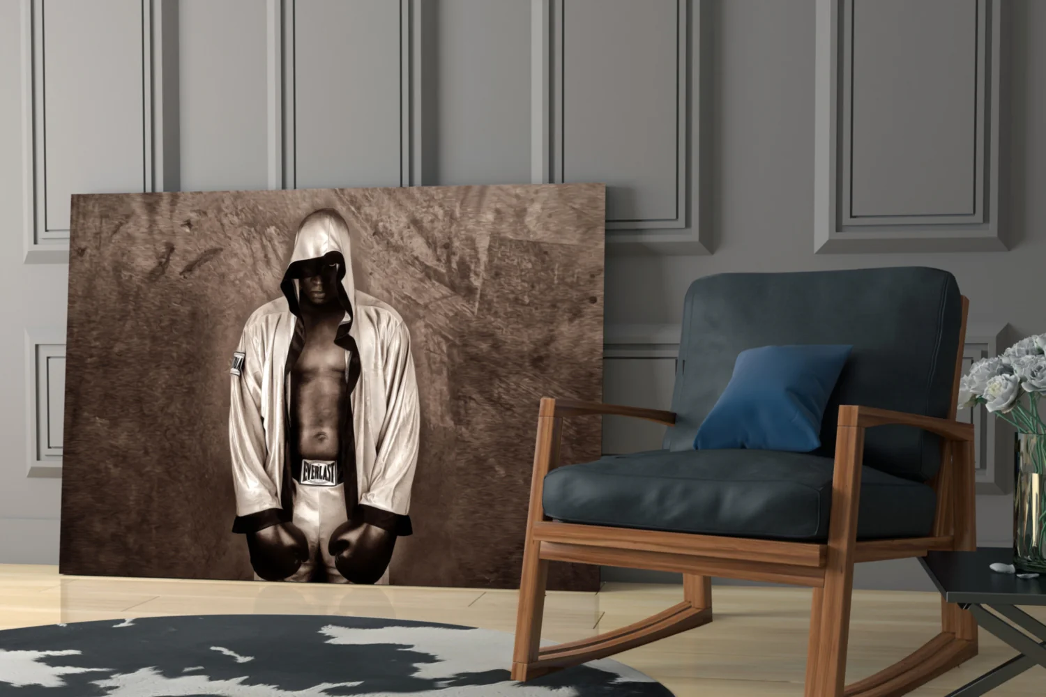 Knockout Boxer Glass Wall Art - Image 7