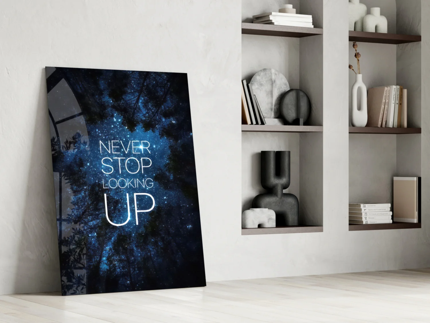 Never Stop Glass Wall Art - Image 6