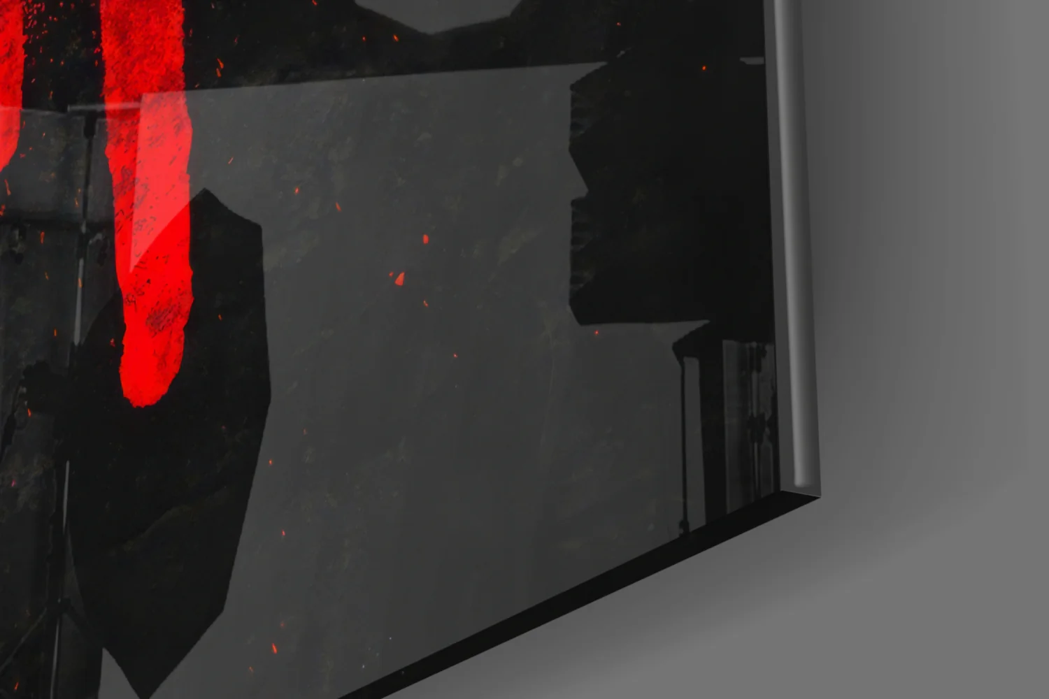 No Pain No Gain Glass Wall Art - Image 7