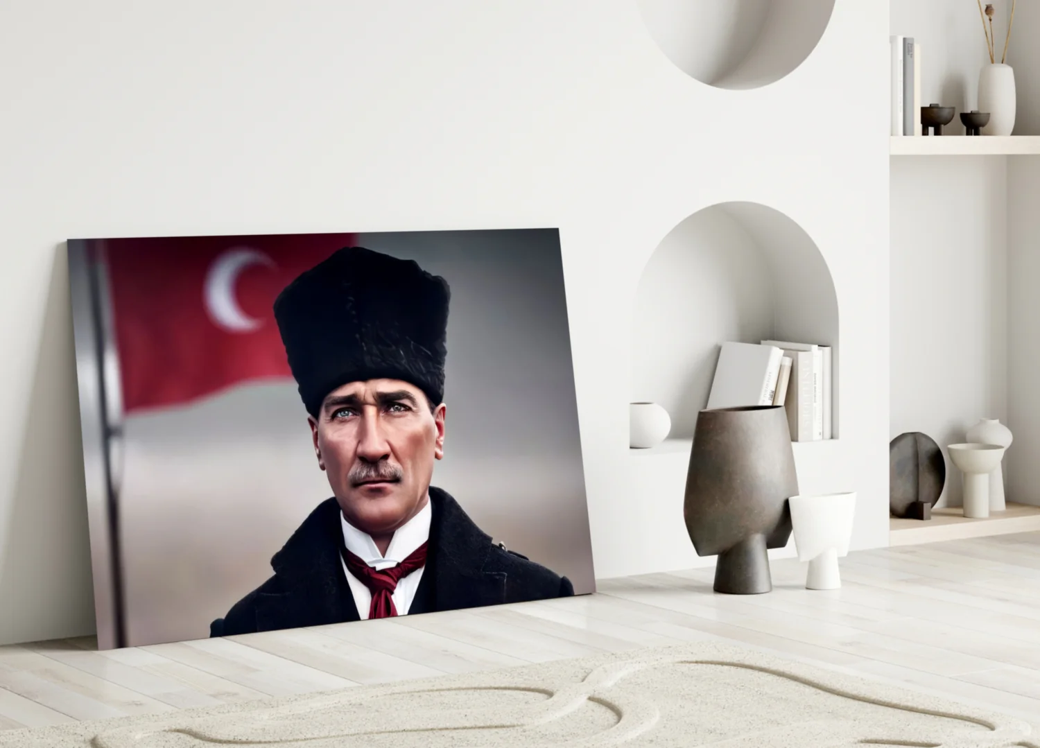 Ataturk  Glass Wall Art - Image 3