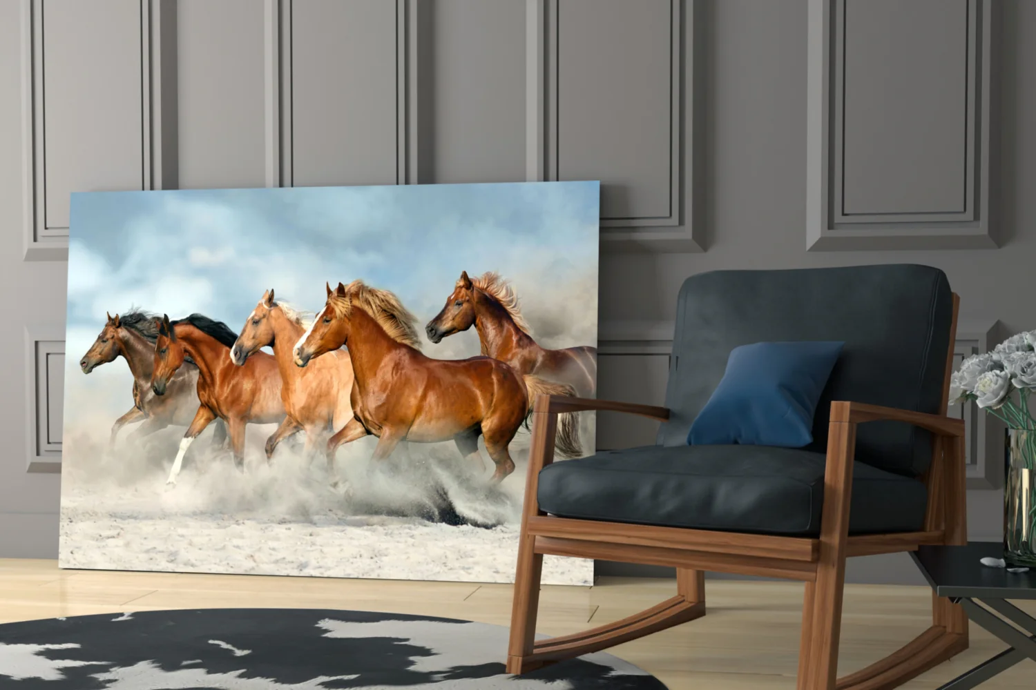 Horses Glass Wall Art - Image 6