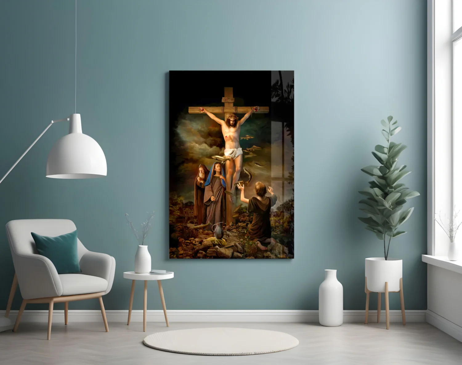 Jesus Glass Wall Art - Image 4