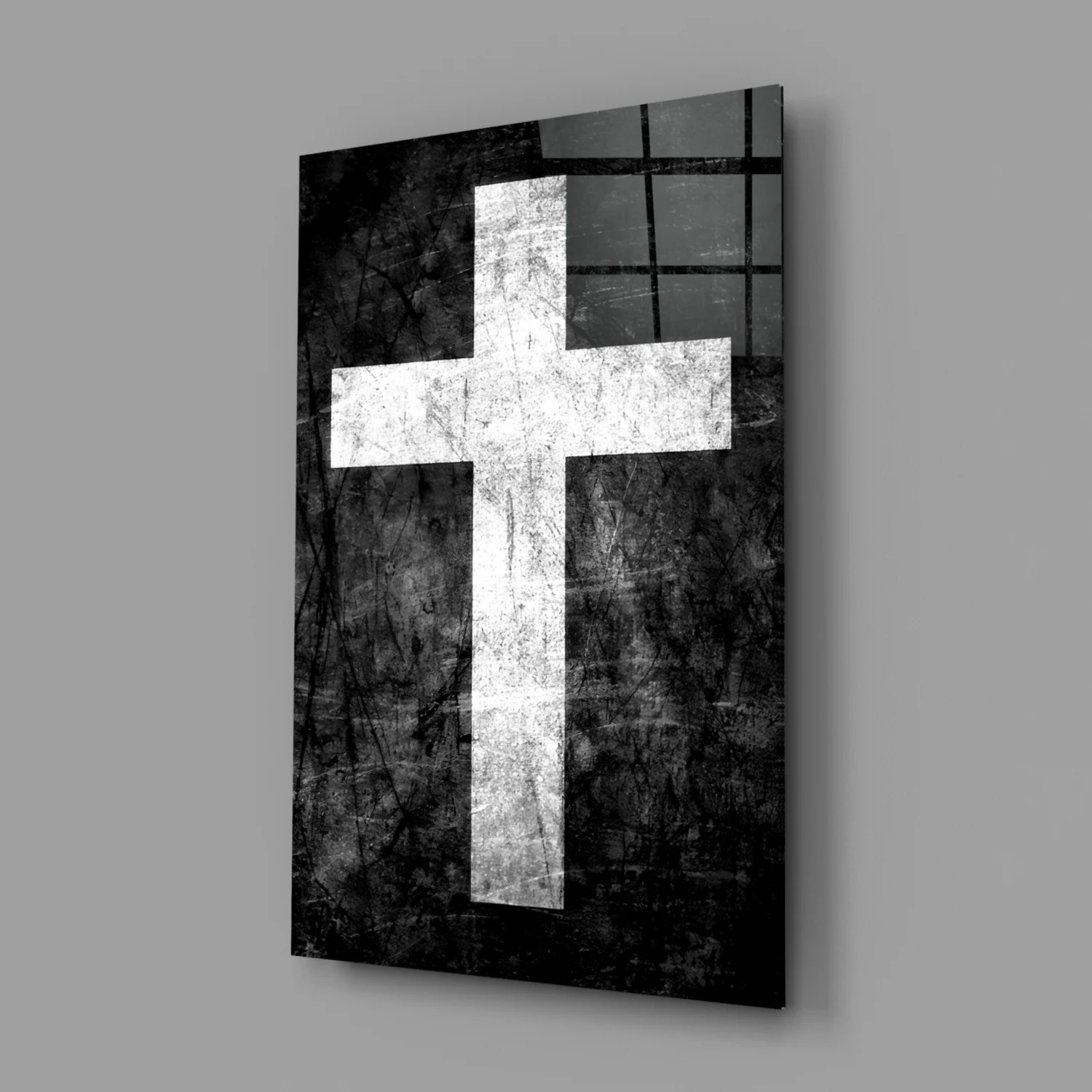 Cross Glass Wall Art - Image 2