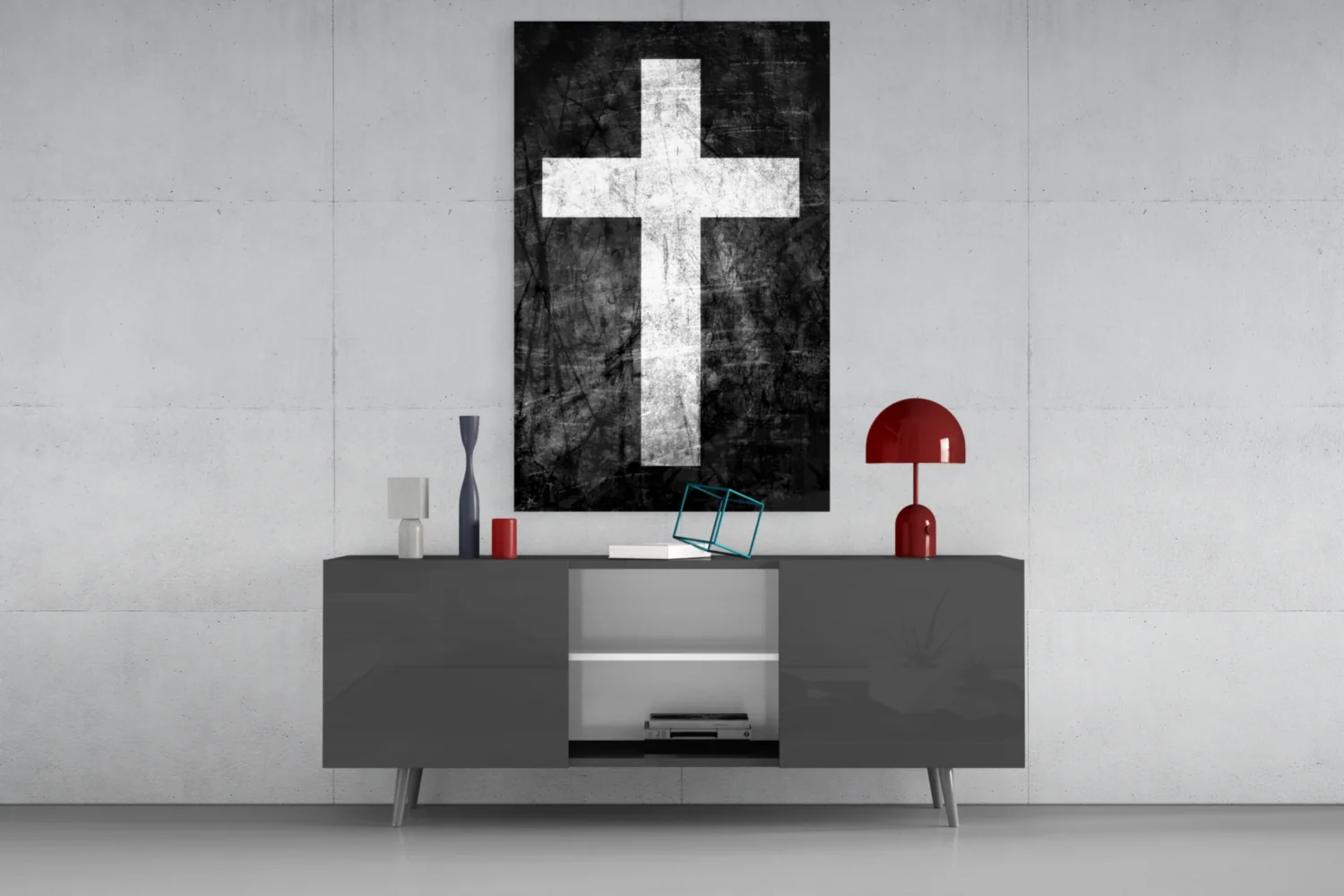 Cross Glass Wall Art - Image 8