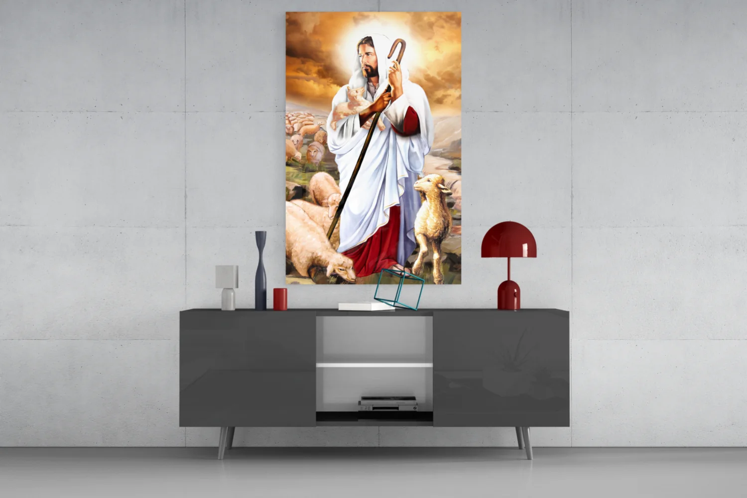 Jesus Glass Wall Art - Image 8