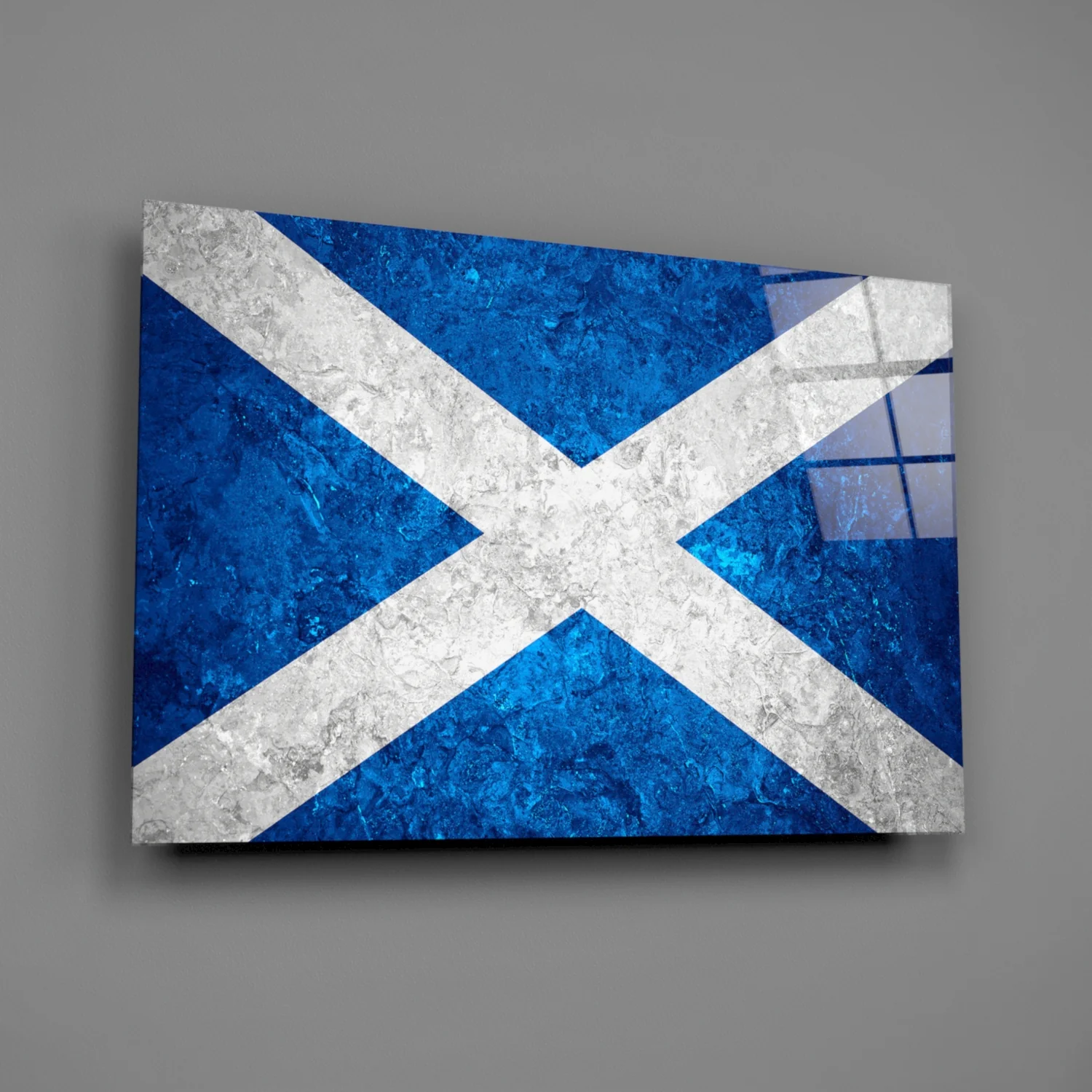 Flag of Scotland Glass Wall Art - Image 2