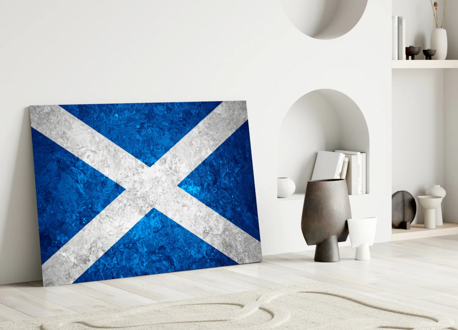 Flag of Scotland Glass Wall Art - Image 3