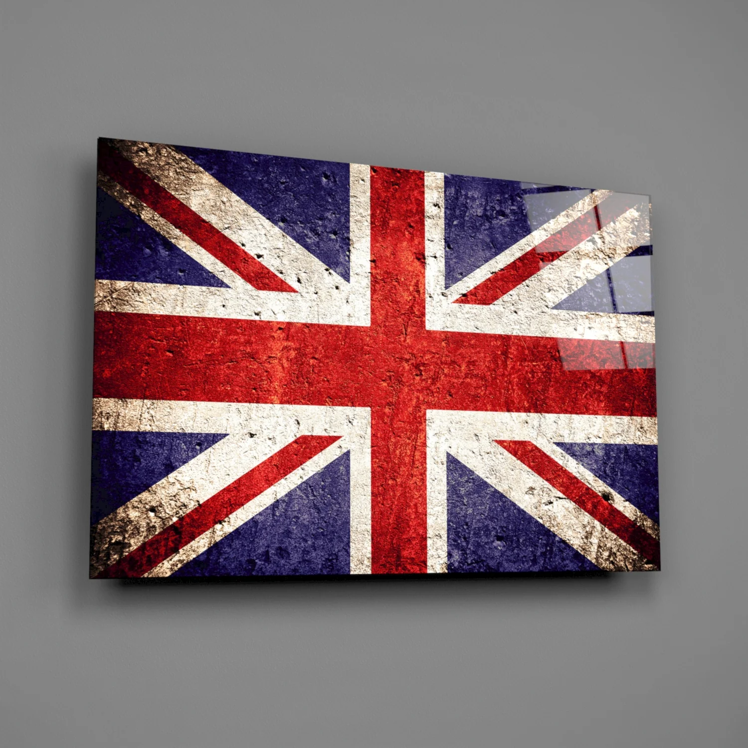 Flag of United Kingdom Glass Wall Art - Image 2