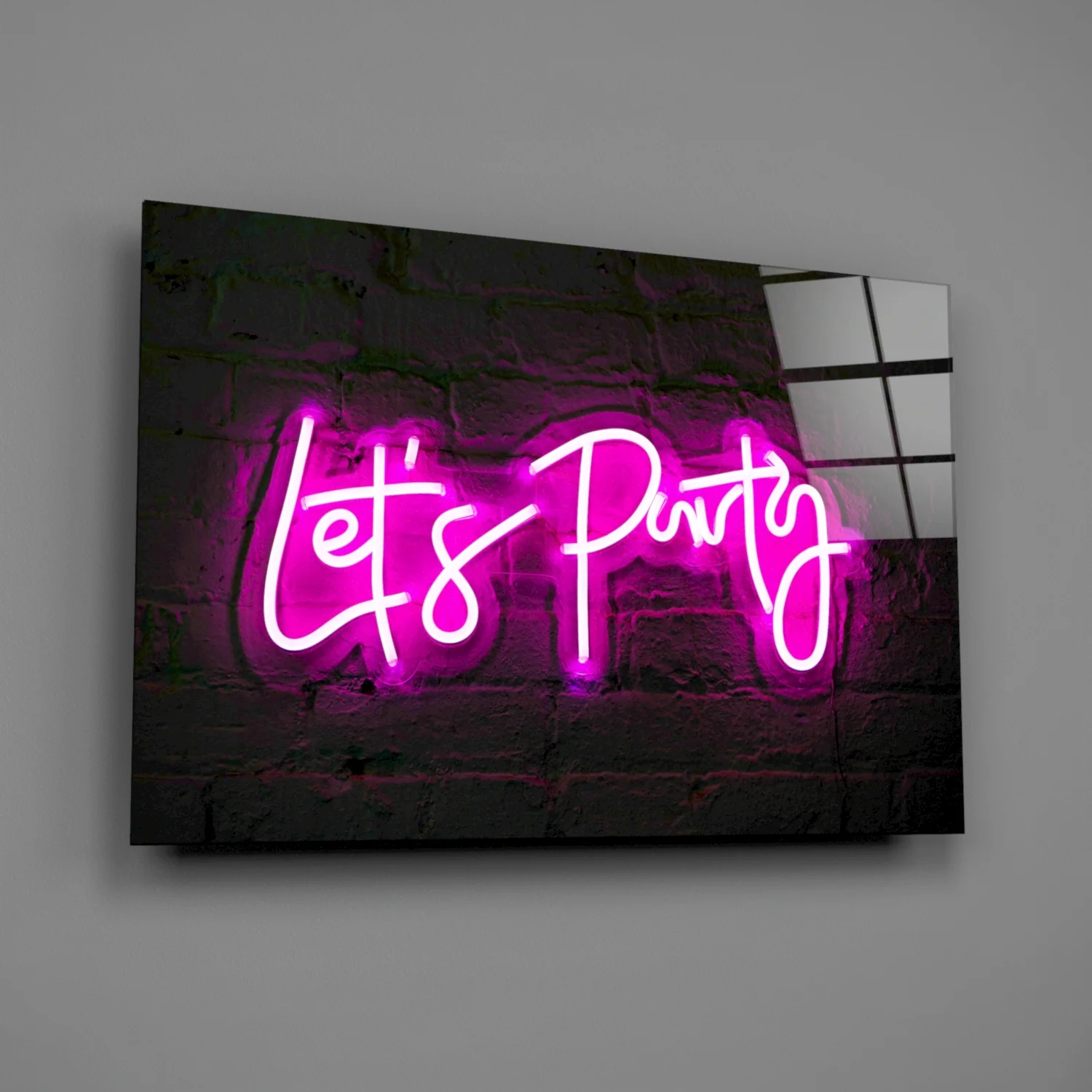 Entertainment Glass Wall Art - Image 2