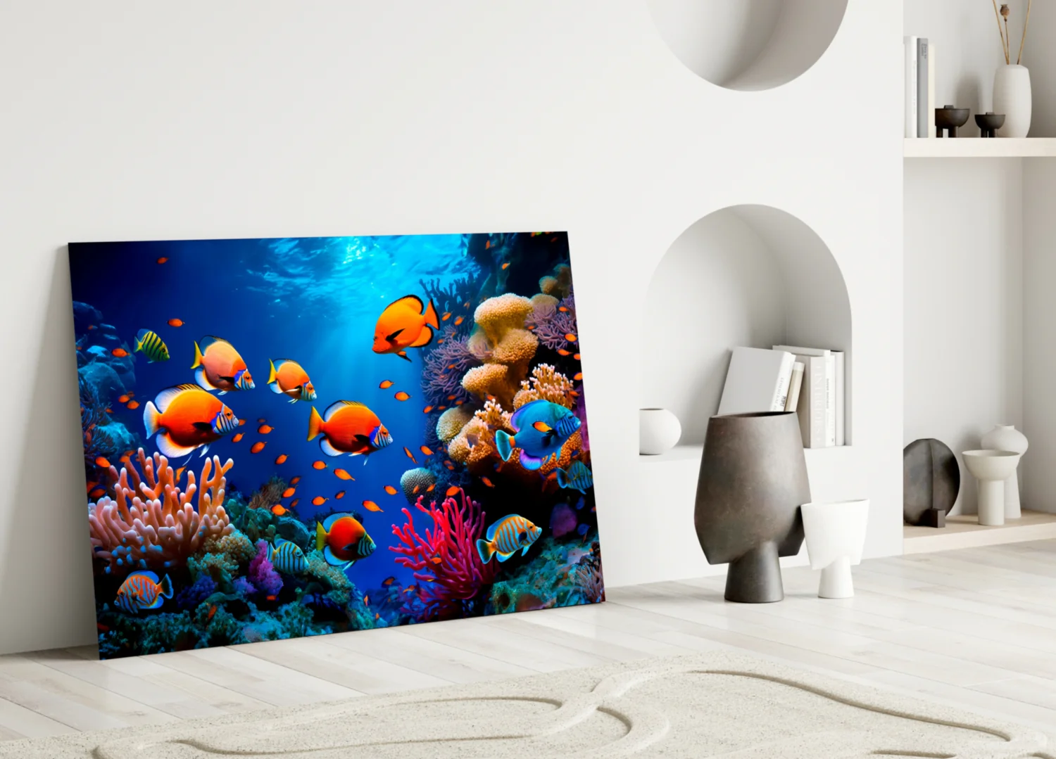 Ocean Life Glass Wall Art - Image 3