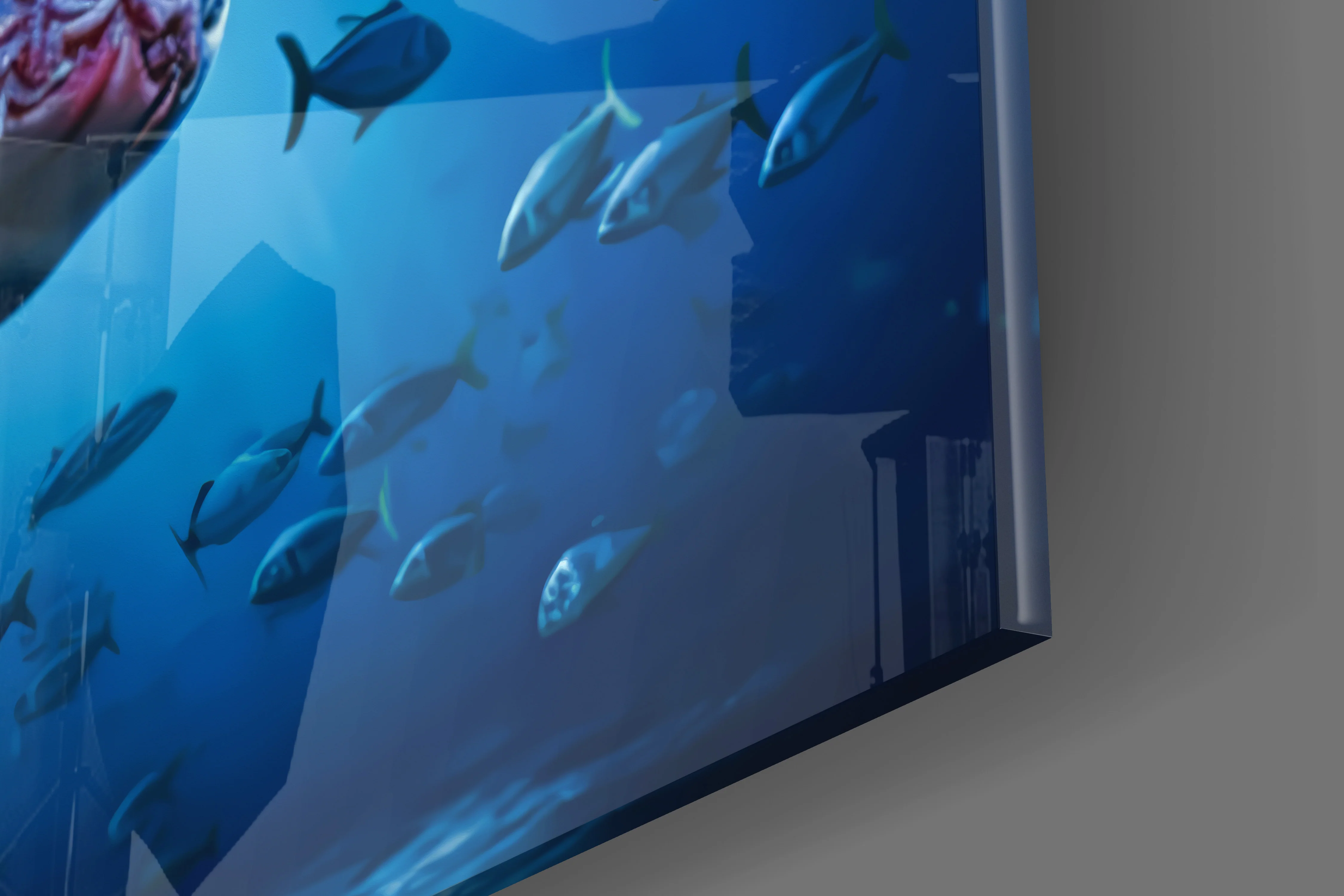Shark Glass Wall Art - Image 8