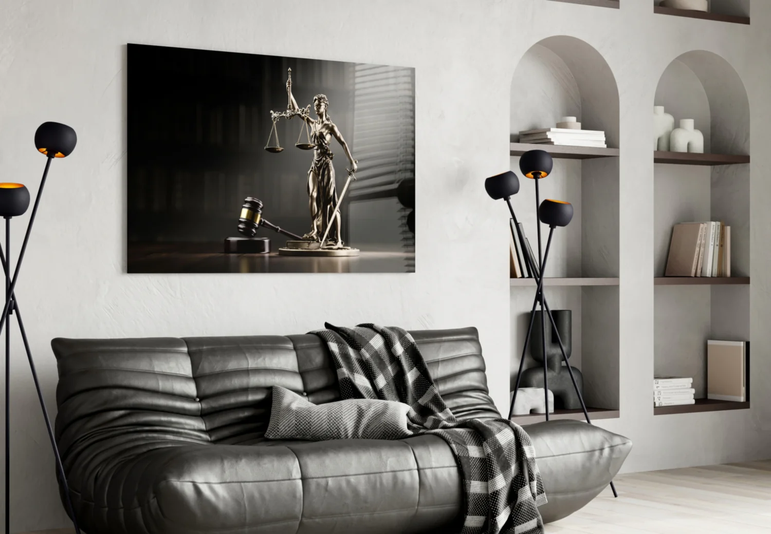 Justice Glass Wall Art - Image 4