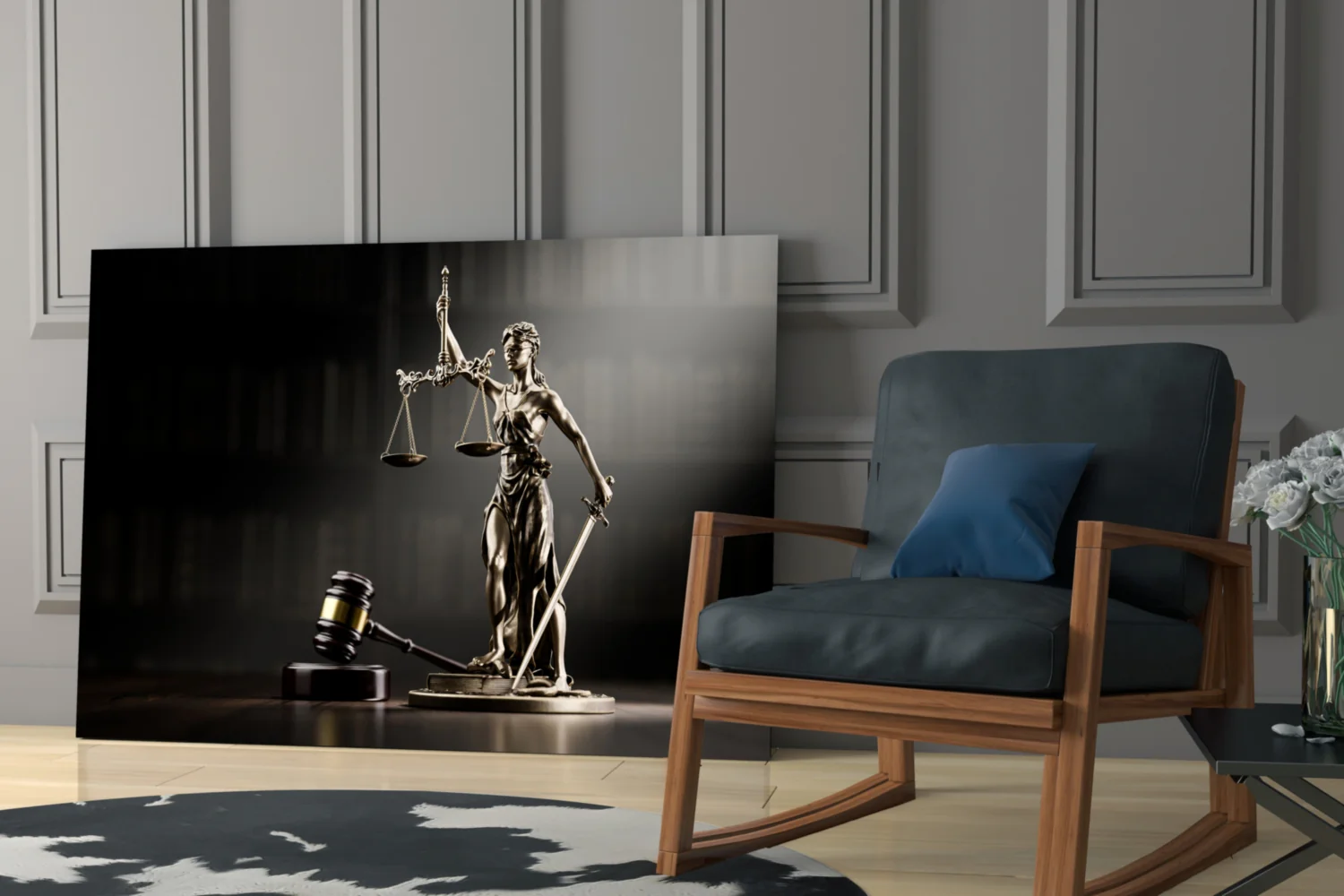 Justice Glass Wall Art - Image 6