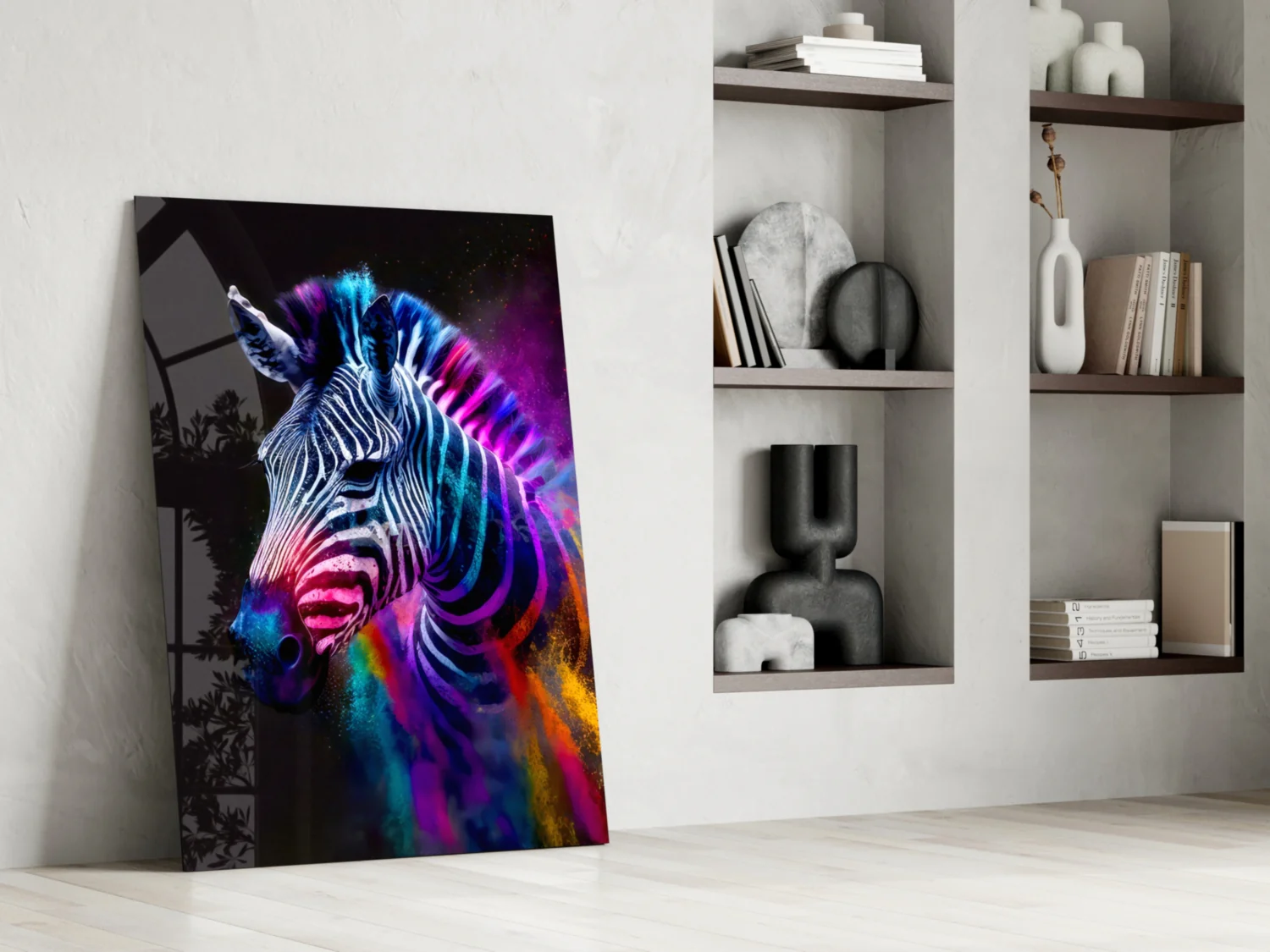 Zebra Glass Wall Art|| Designer's Collection - Image 7